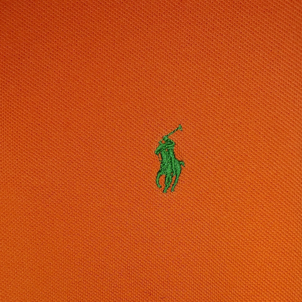 Orange Polo by Ralph Lauren